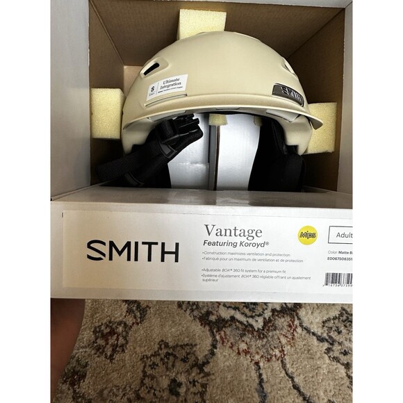 Smith Vantage MIPS Snowboard Ski Helmet Women’s Size Small Matte Birch Brand New - Picture 7 of 9